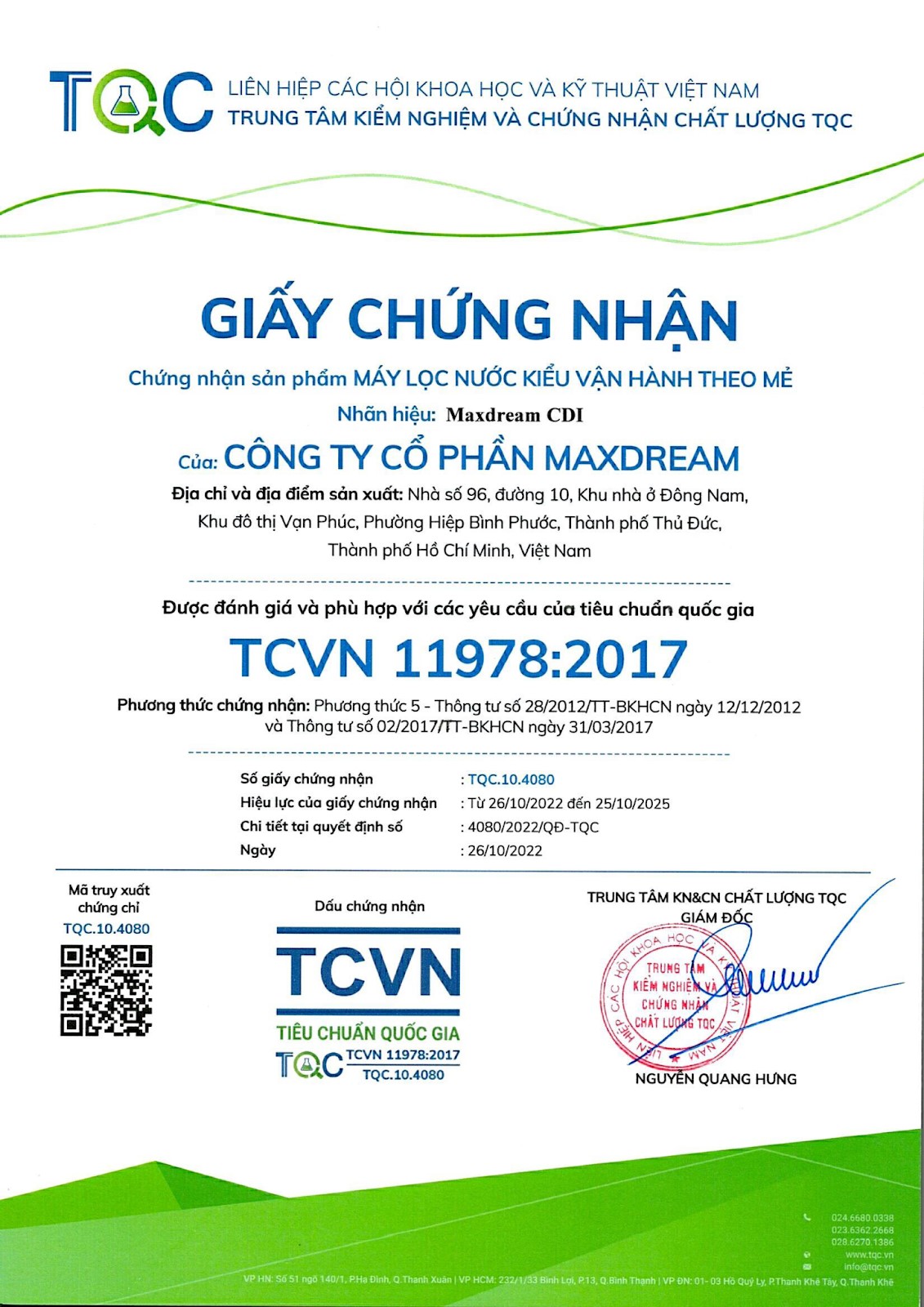 Máy Lọc Nước Maxdream Lọc Nước Có Sạch Không? 87