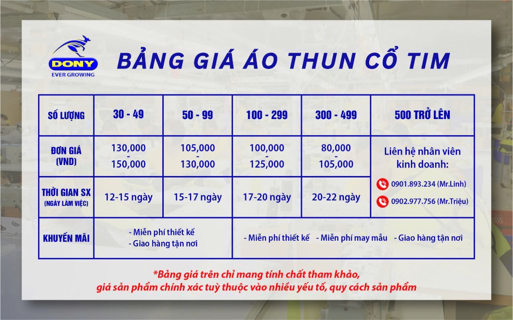 Báo giá may áo thun theo yêu cầu tại Phường Chợ Lớn 5