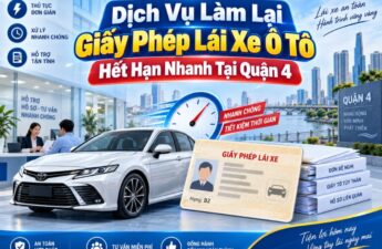 Dịch Vụ Làm Lại Giấy Phép Lái Xe Ô Tô Hết Hạn Nhanh Tại Quận 4 1