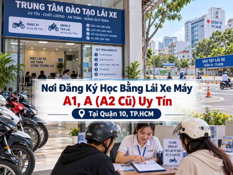 Nơi Đăng Ký Học Bằng Lái Xe Máy A1, A (A2 Cũ) Uy Tín Tại Quận 10, TP.HCM 11