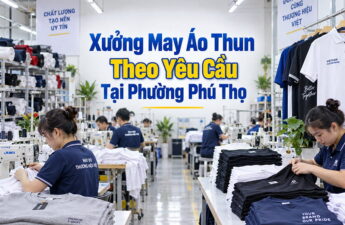 Xưởng may áo thun theo yêu cầu tại Phường Phú Thọ 1